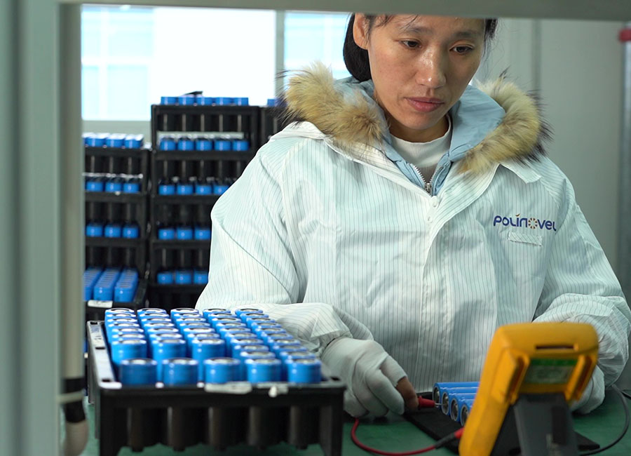 Polinovel battery production