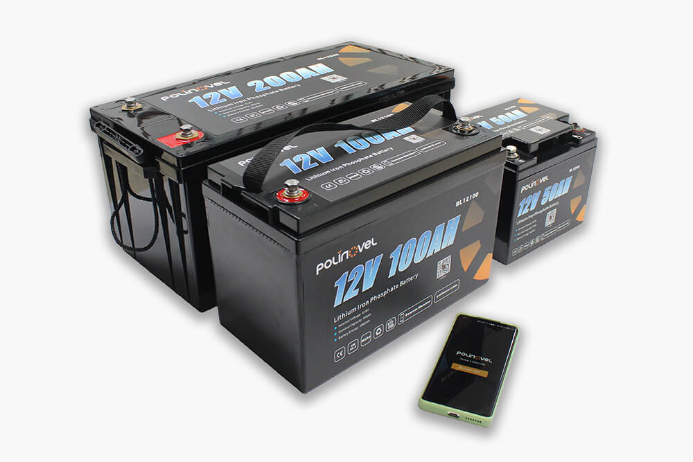 12V 400Ah LiFePO4 Bluetooth Battery BL12400 - Polinovel