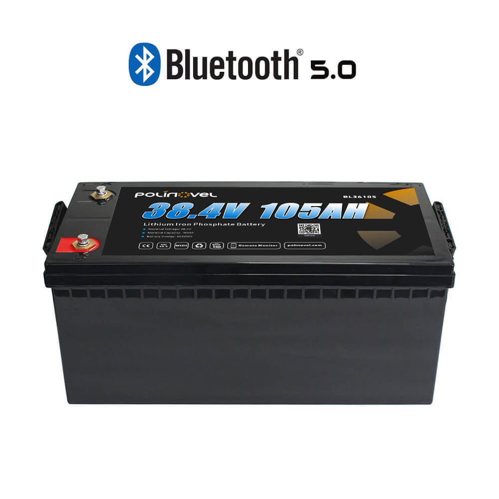 Polinovel 36V 105AH Bluetooth lithium battery