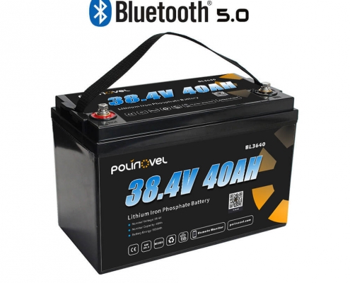 Polinovel 36V 40AH Bluetooth lithium battery