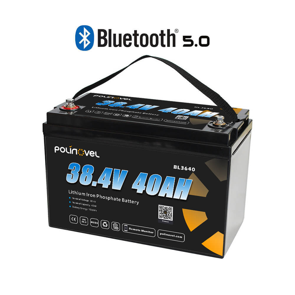 Polinovel 36V 40AH Bluetooth lithium battery