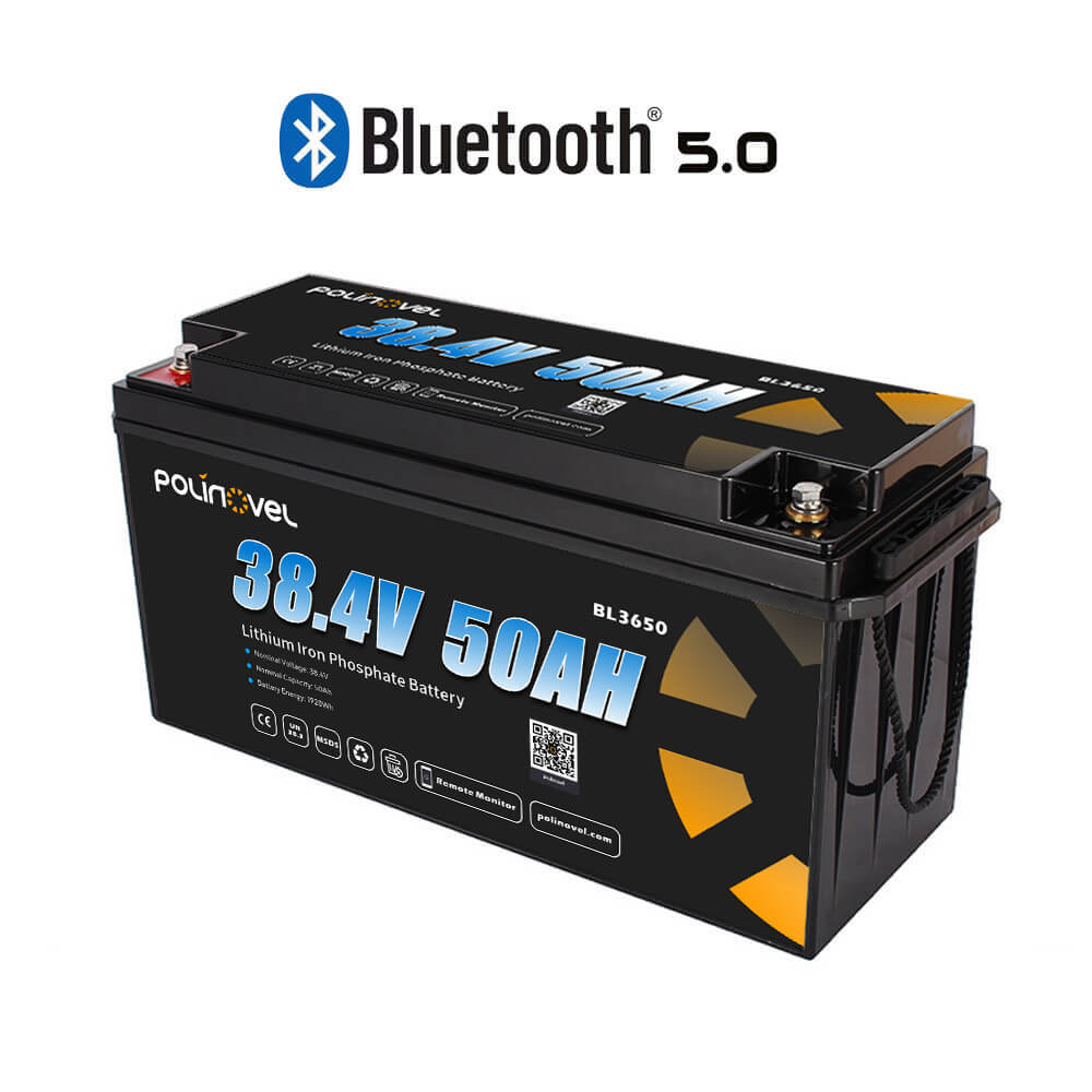 Polinovel 36V 50AH Bluetooth lithium battery