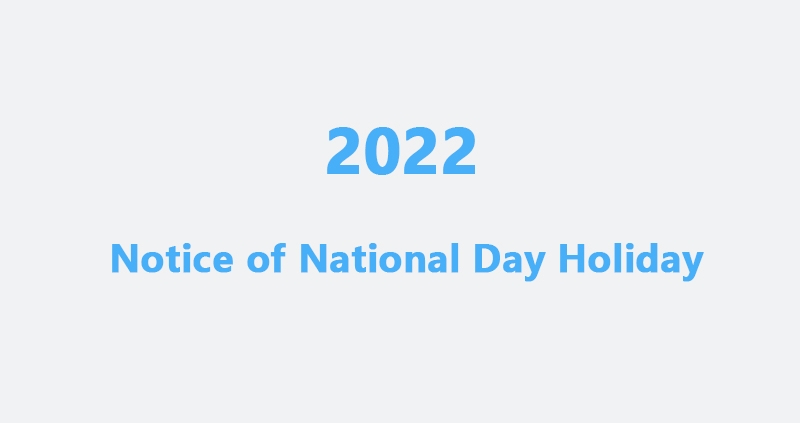 National Day Notice