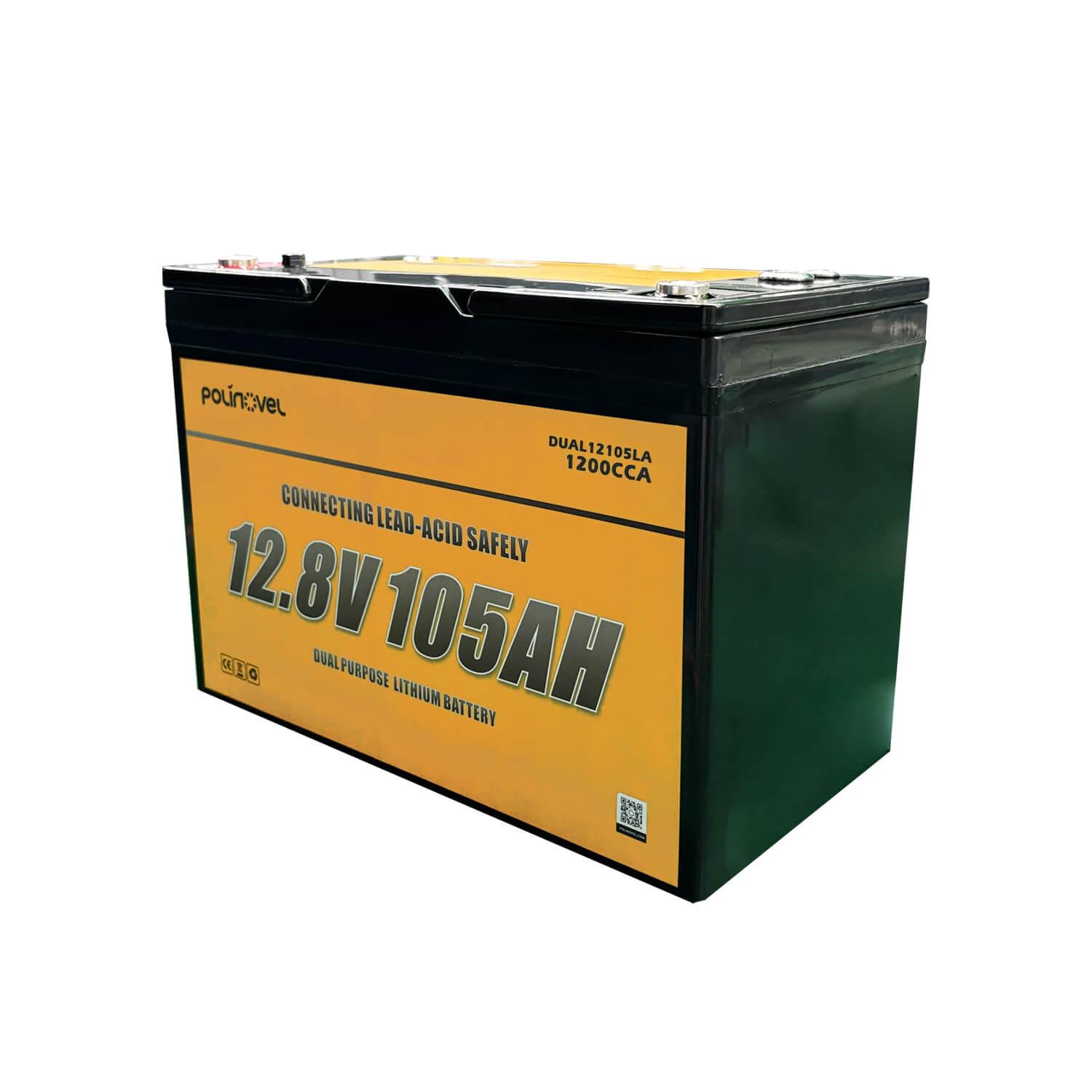 12V 105Ah Dual Purpose LiFePO4 Battery DUAL12105LA