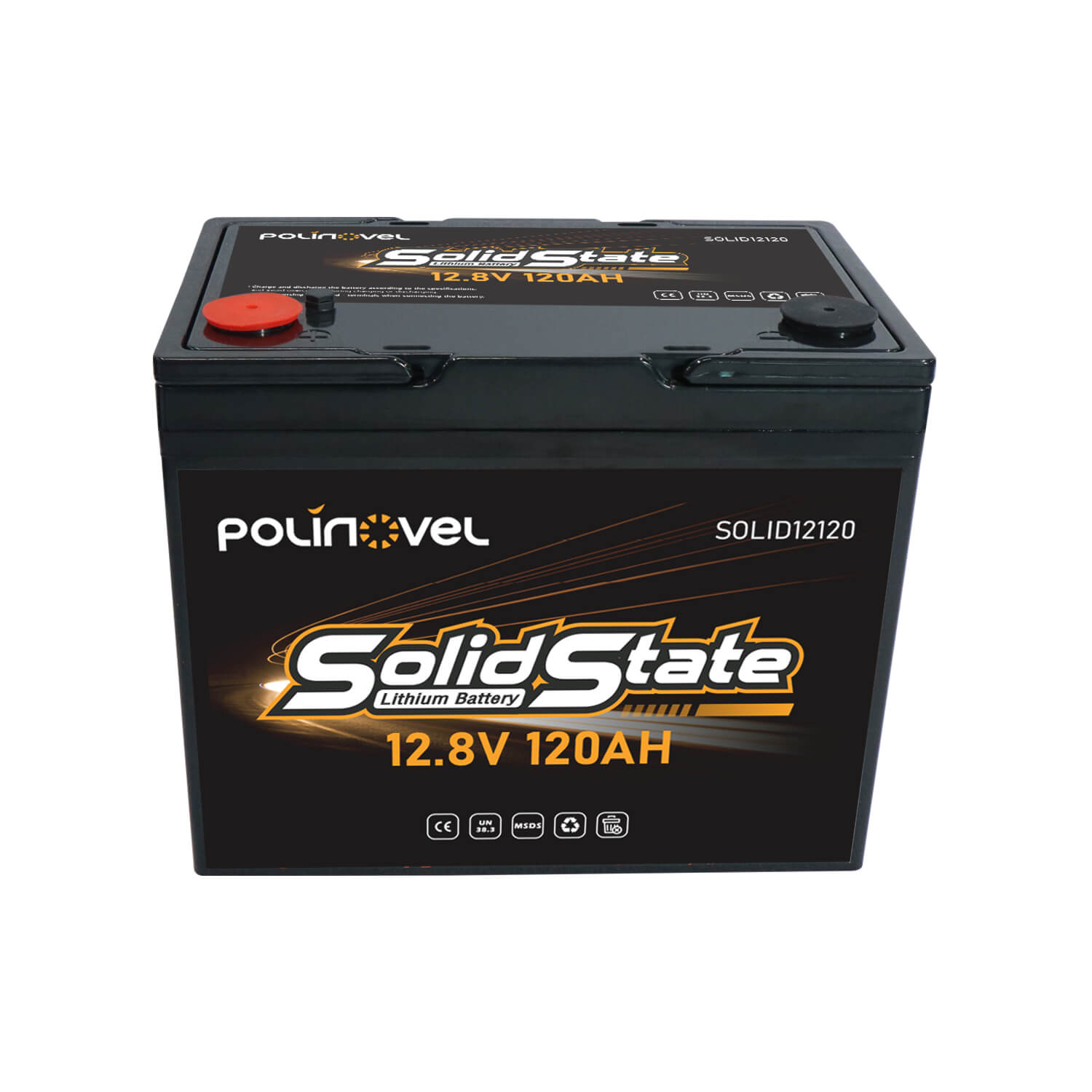 Polinovel 12.8V 120Ah Solid-state Lithium Battery