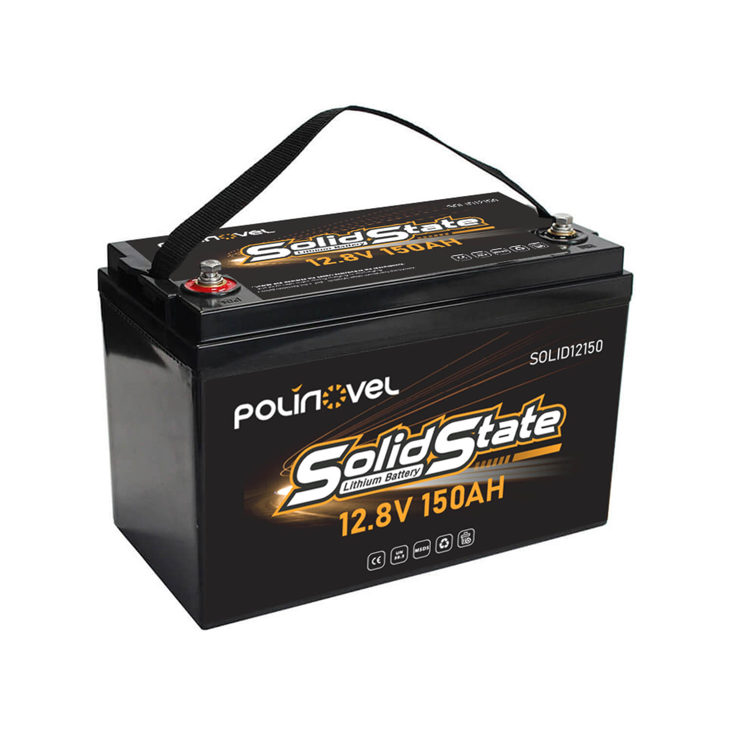 Polinovel 12.8V 150Ah Solid-state Lithium Battery