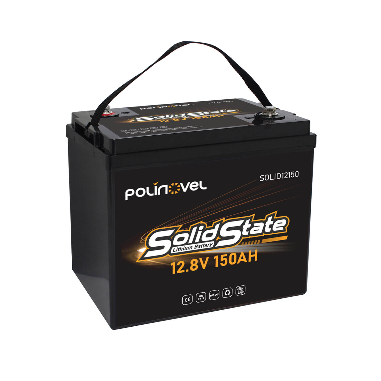 Polinovel 12.8V 150Ah Solid-state Lithium Battery