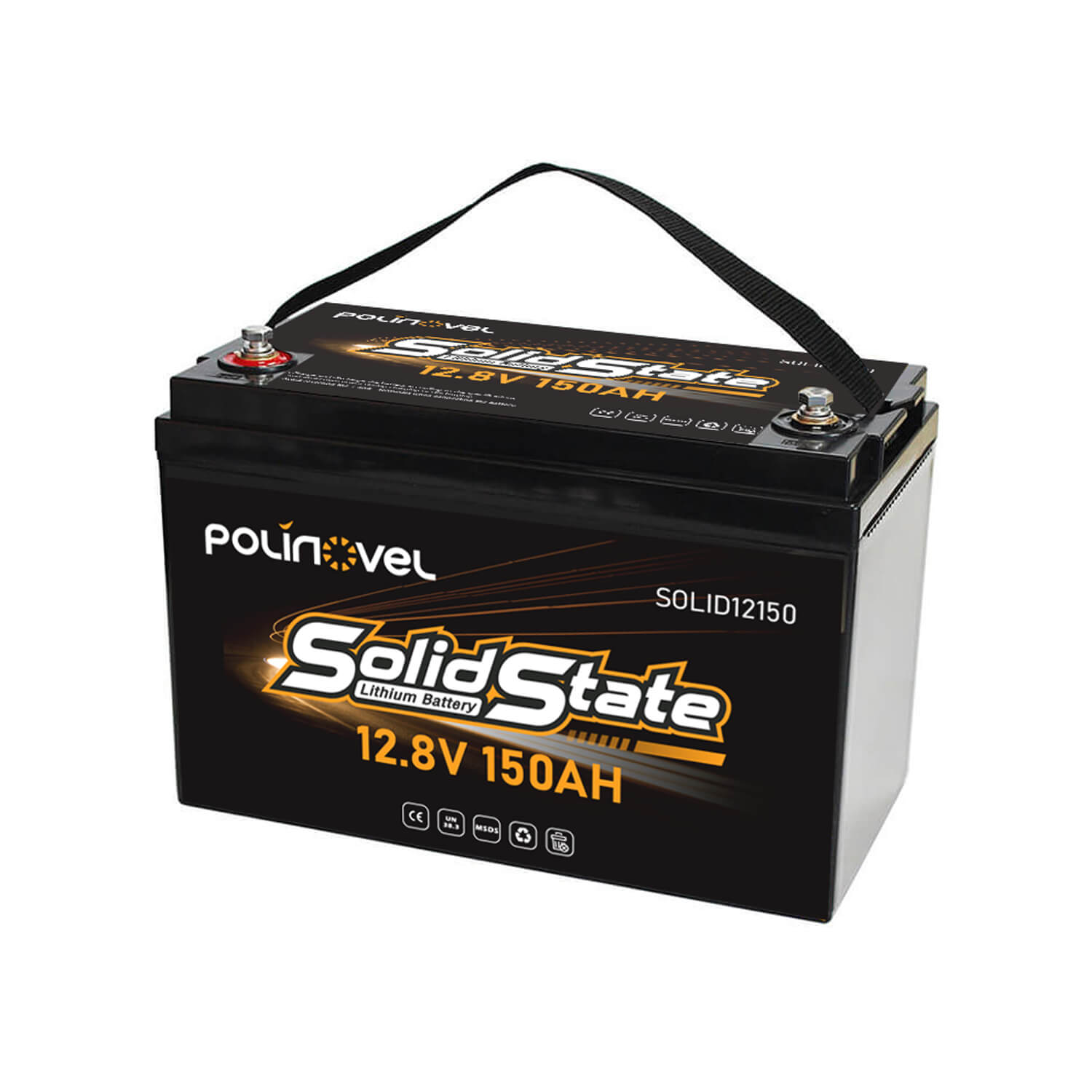 Polinovel 12.8V 150Ah Solid-state Lithium Battery